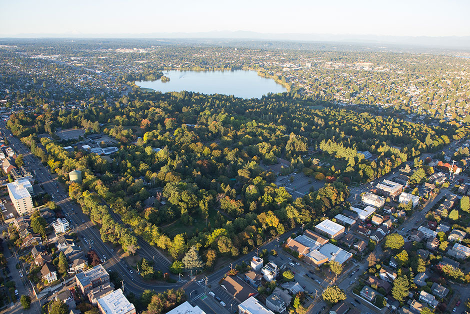 Woodland Park Zoo from the air